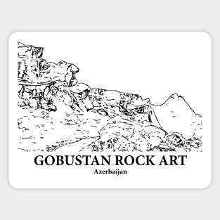 Gobustan Rock Art - Azerbaijan Sticker